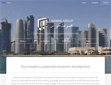 Tablet Screenshot of hawar-group.com